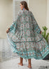 Kimono bohemio Havenah de talla grande para mujer - Vestido verde